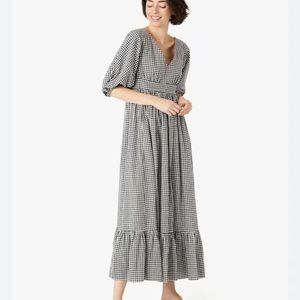 Kate Spade Mini Gingham Bodega Midi Dress - 10 Never worn
